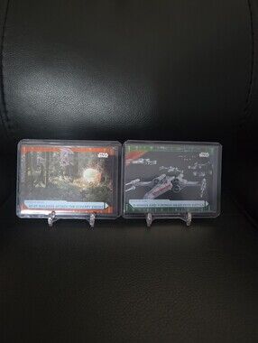 Topps Star Wars Battle of Endor & Yavin Numbered Parallel Cards #41/50 & #61/99